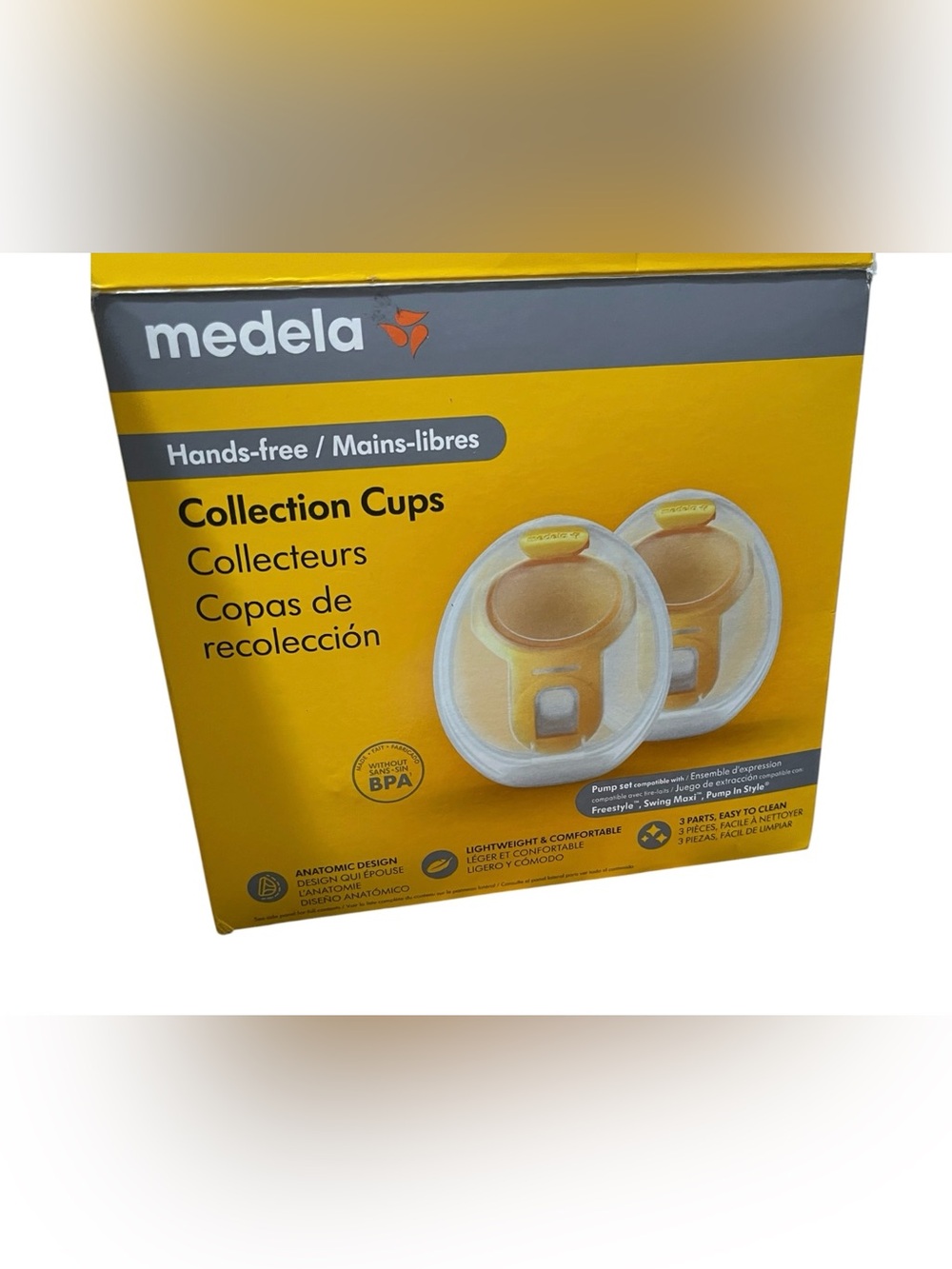 Medela Hands-Free Collection Cups - NEW Open Box